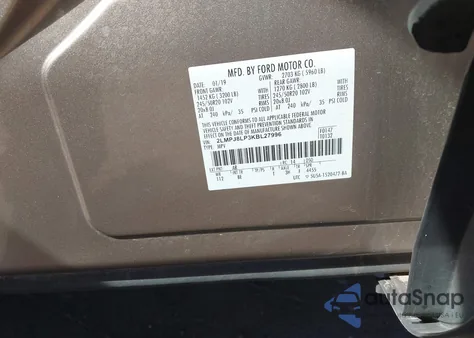 2019 Lincoln Nautilus Reserve from USA, damaged, VIN 2LMPJ8LP3KBL27996